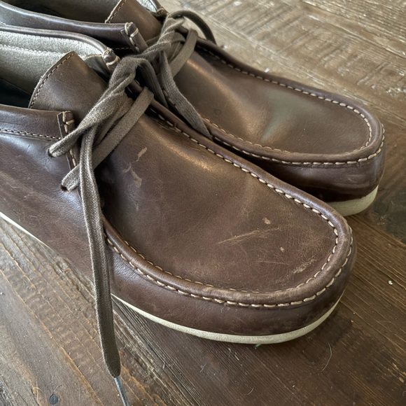 Clarks Men's Dark Brown Chukka Boots - Picture 3 of 6